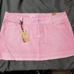 Pink Bullhead mini skirt